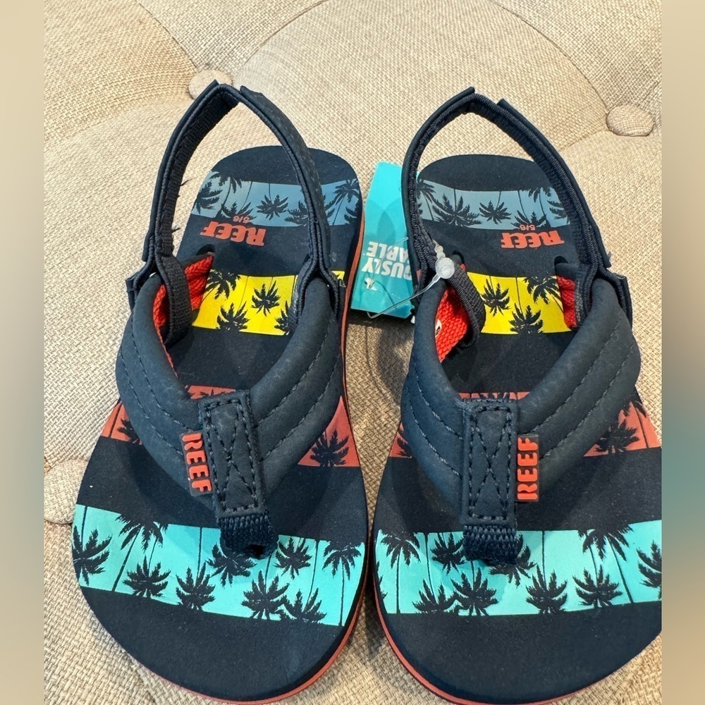 Reef Little Ahi Flip Flop Sandal (Little Boy)